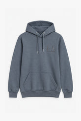 Men Branded EMB Pullover Hoodie - D/Grey