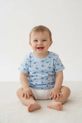 Boys Branded Graphic T-Shirt - Sky Blue