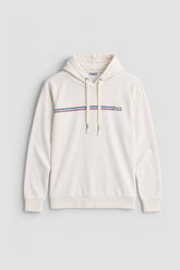 Women Branded Graphic Pullover Hoodie - Cream