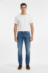 Men Branded Denim Jeans - M/Blue