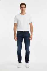 Men Branded Denim Jeans - Blue