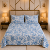 Double Printed Cotton Rich Bedsheet Set TC-150