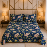 King Printed Cotton Rich Bedsheet Set TC-150