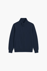 Men Branded Zipper - Navy