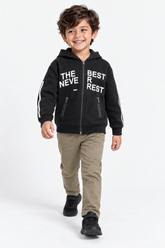 Graphic Zipper Hoodie