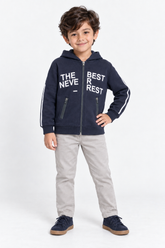 Graphic Zipper Hoodie