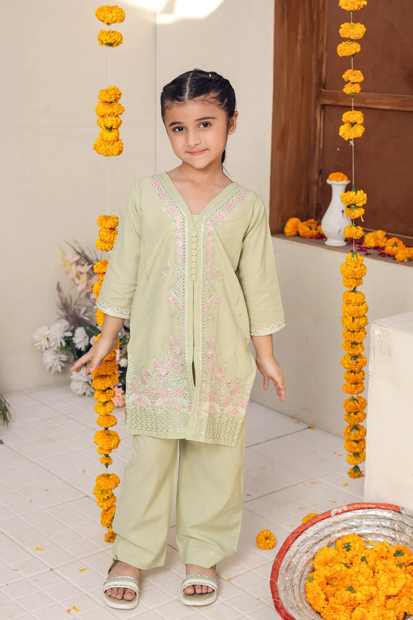 2 PIECE EMB LAWN SUIT