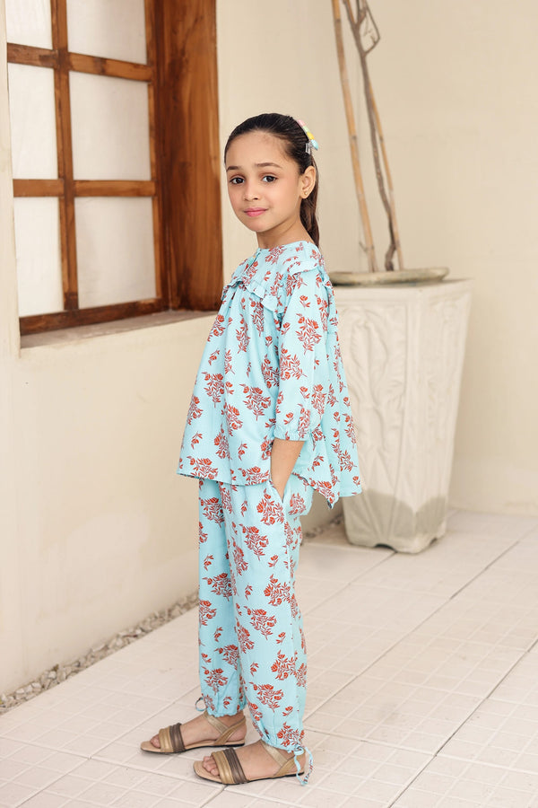 2 PIECE LAWN FUSION SUIT