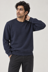 Men Branded Sweatshirt - N/Blue