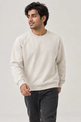 Men Branded Graphic Sweatshirt - Off White
