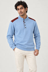 Men Branded Mockneck - Ferozi