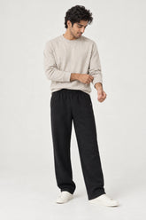 Men Branded Pajama - Black