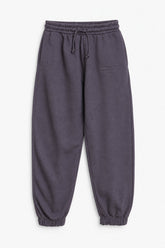 Women Branded Fleece Trouser - D/Purple