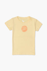 Girls Branded Graphic T-Shirt - Yellow