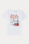 Women's Graphic T-Shirt WT15 - White