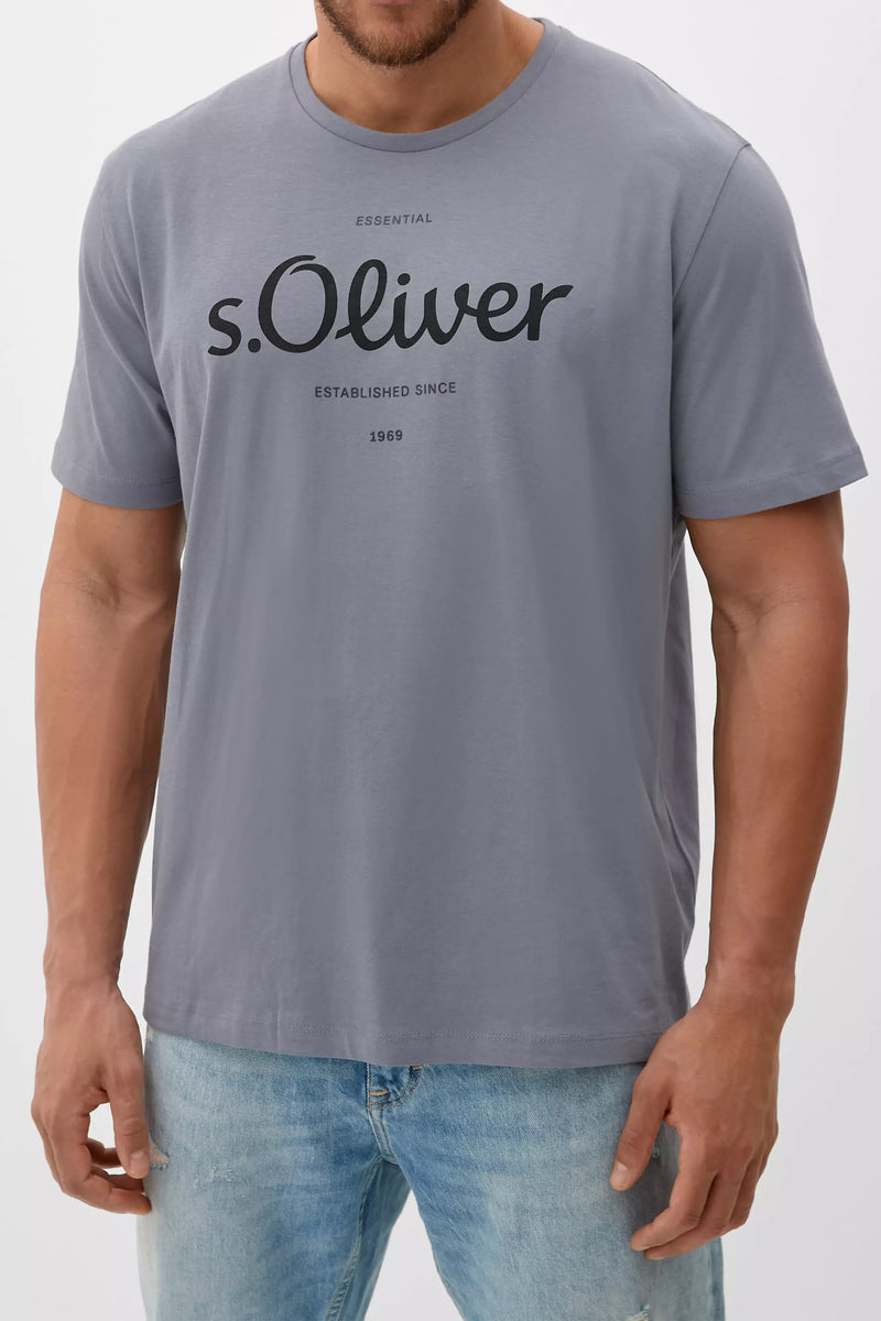 Men Brand: S.Oliver 100% Original Bangladesh Fabric Tees - Gray– Expostorepk