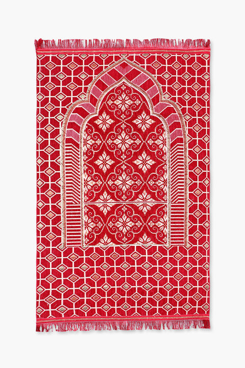 Prayer Mat For Namaz - Red