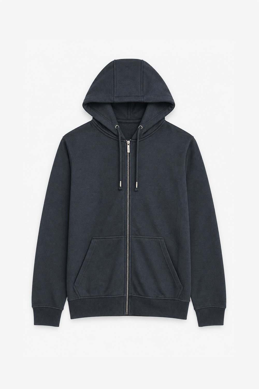 Men Branded Zipper Hoodie - D/Grey