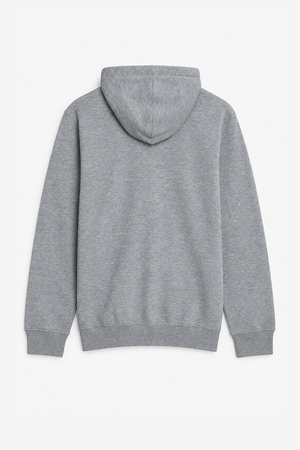 Men Branded Zipper Hoodie - Grey