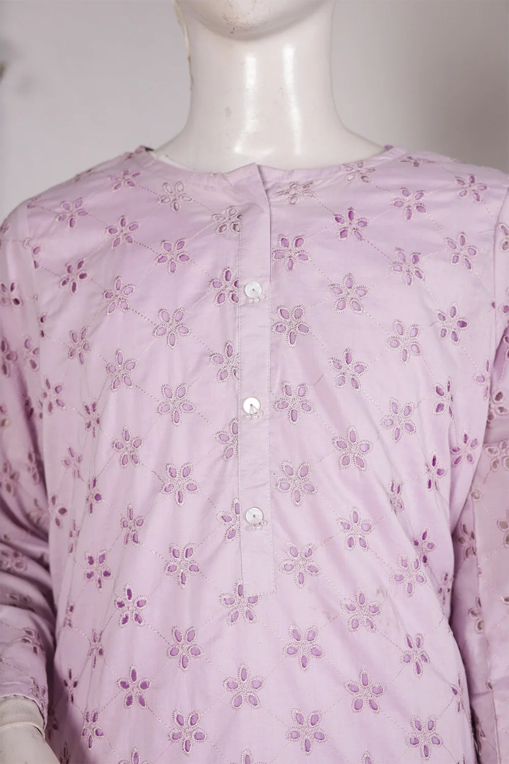 2 PIECE EMB LAWN SUIT