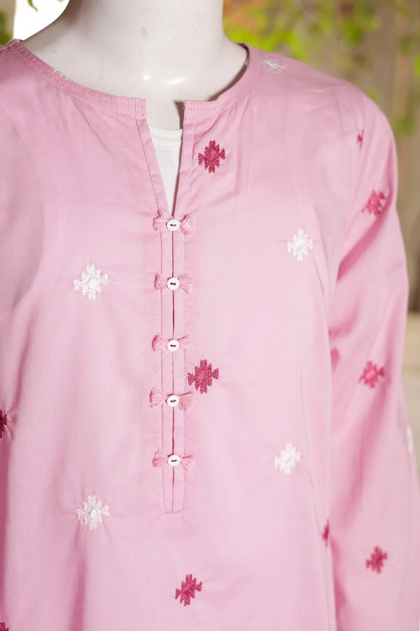 2 PIECE EMB LAWN SUIT