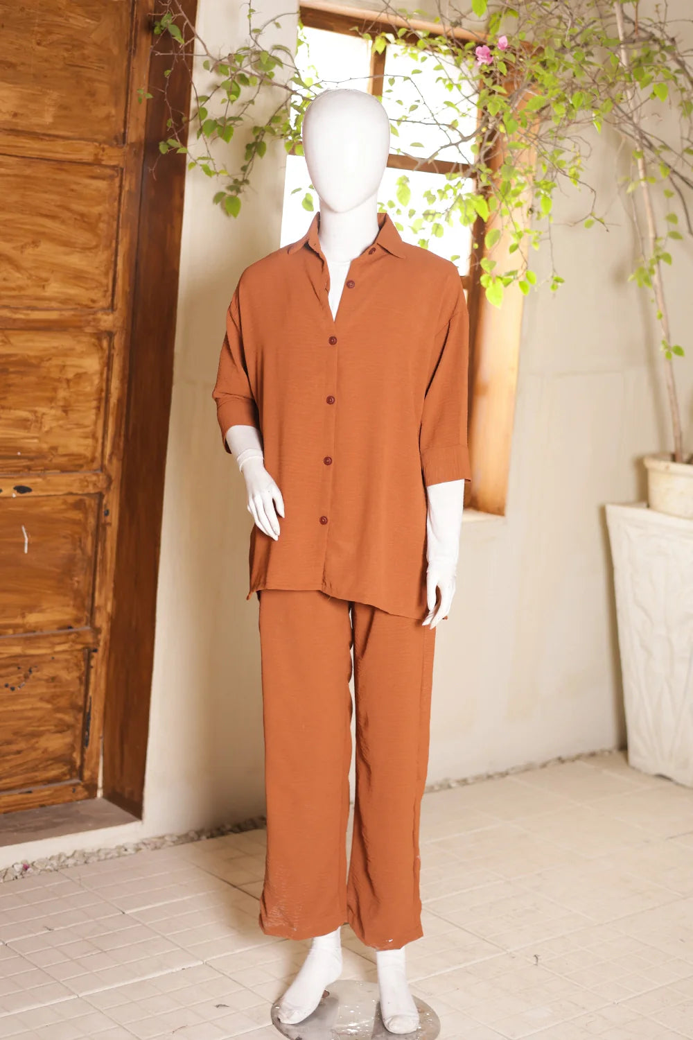 2 PIECE CRINKLE CO-ORD SUIT