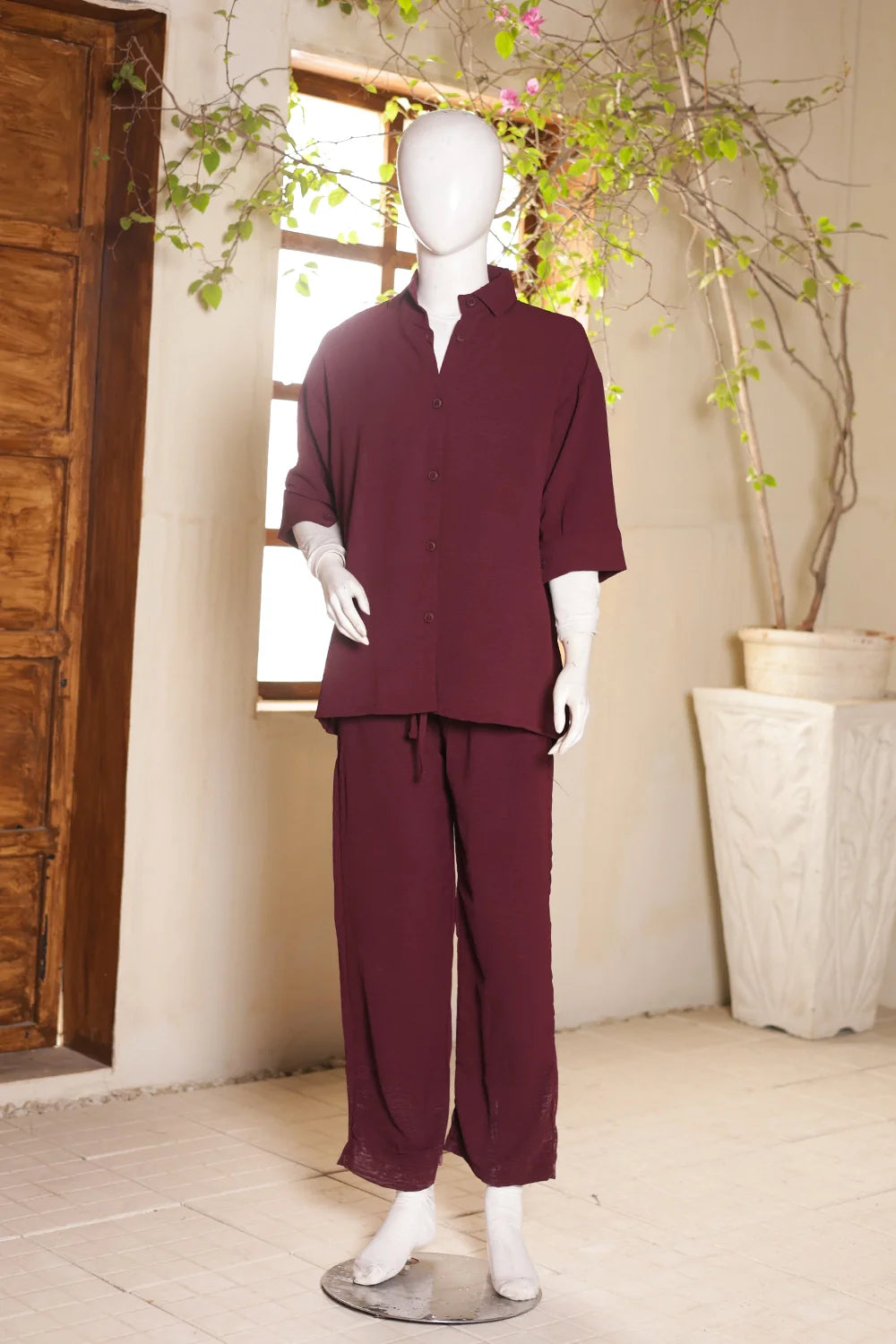 2 PIECE CRINKLE CO-ORD SUIT