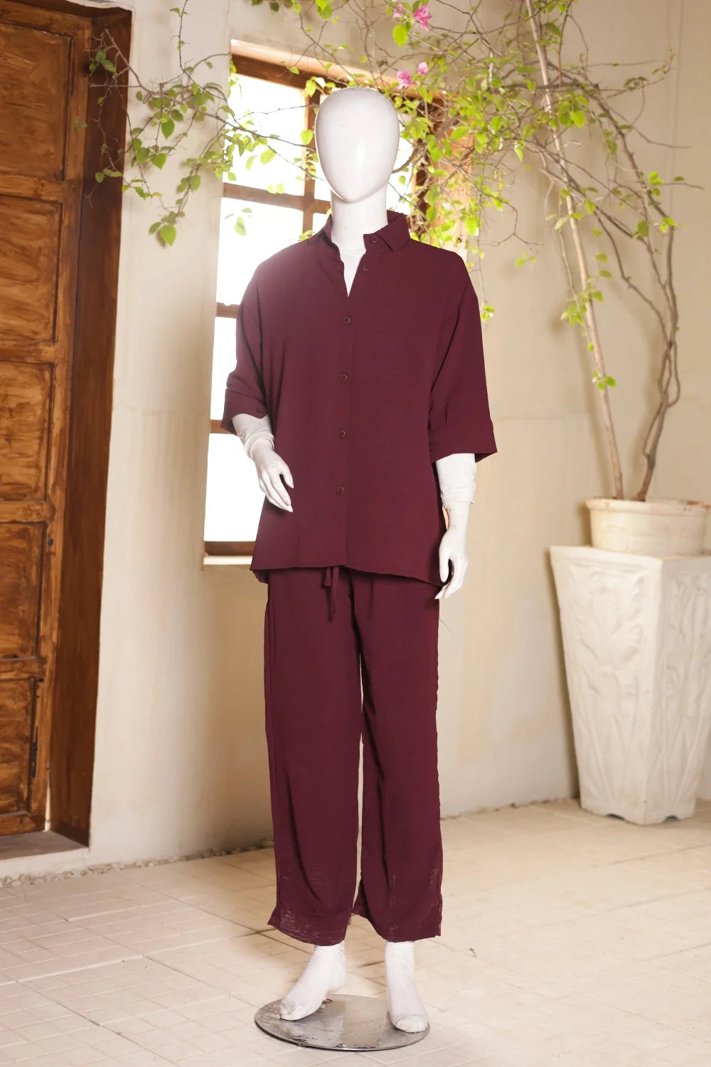 2 PIECE CRINKLE CO-ORD SUIT