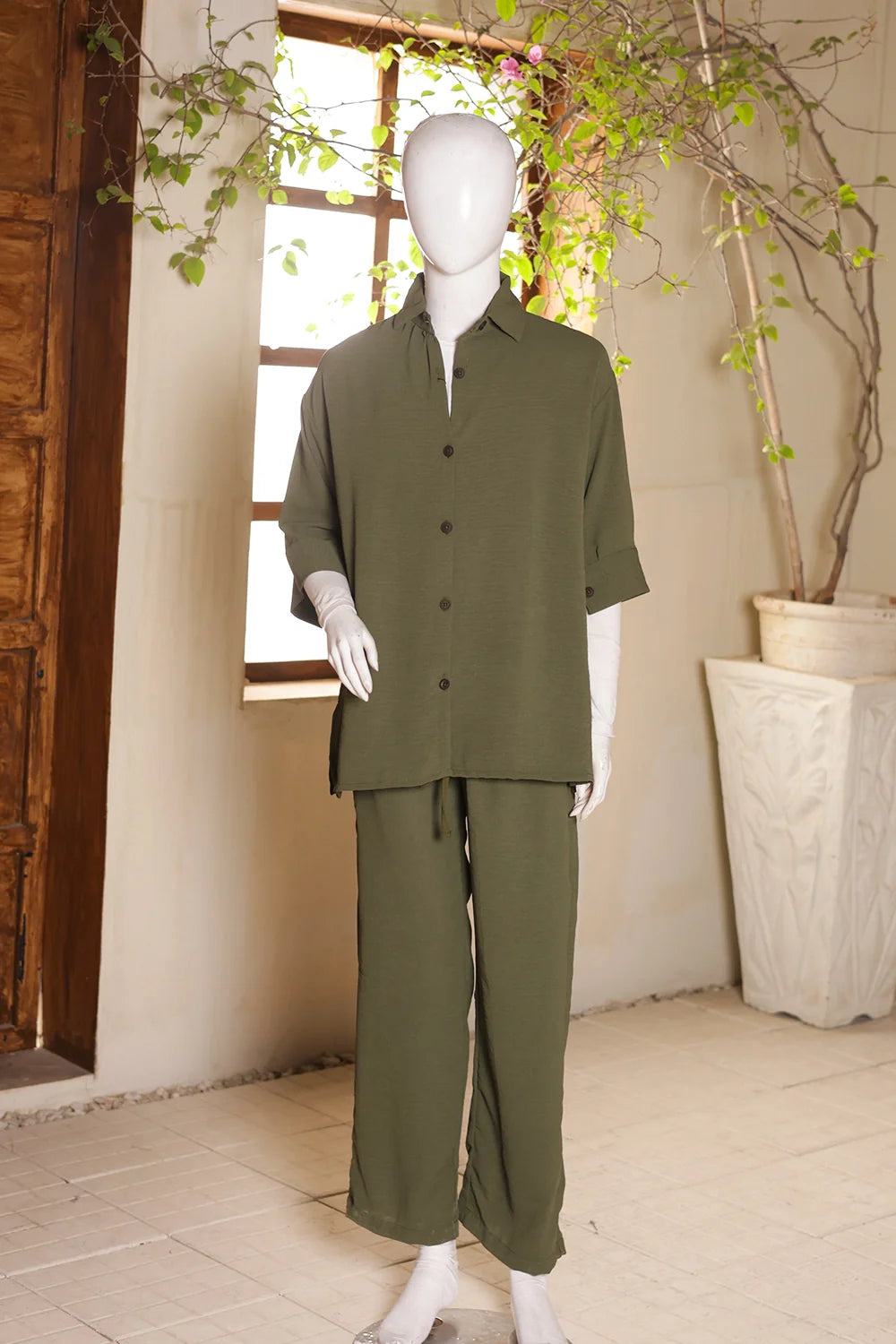 2 PIECE CRINKLE CO-ORD SUIT