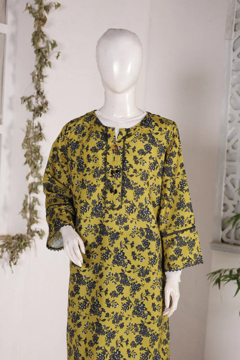 PRINTED SLUB SHIRT