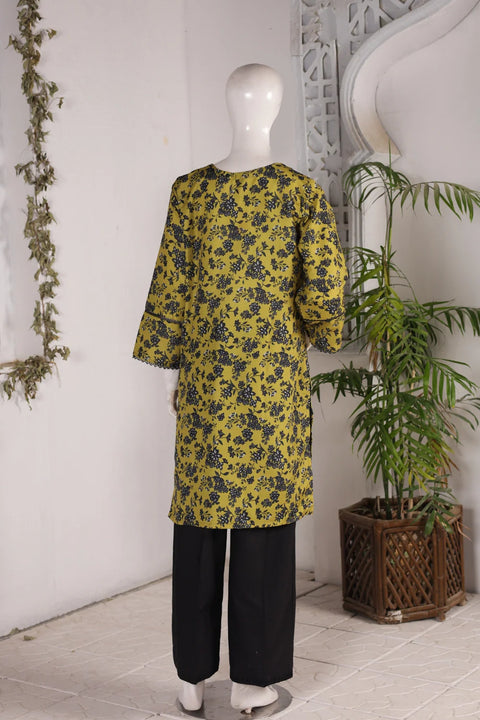PRINTED SLUB SHIRT