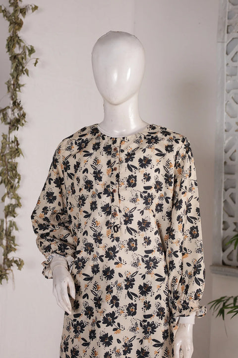 PRINTED SLUB SHIRT