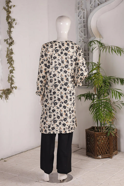 PRINTED SLUB SHIRT