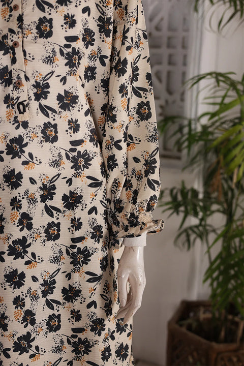 PRINTED SLUB SHIRT