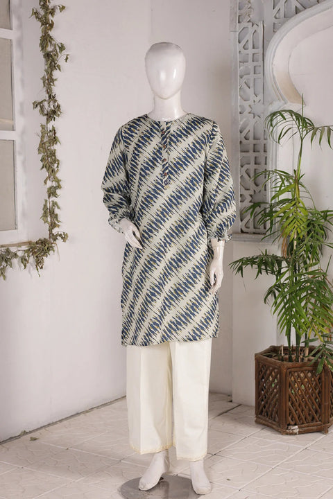 PRINTED SLUB SHIRT