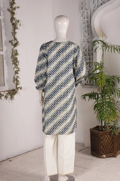 PRINTED SLUB SHIRT