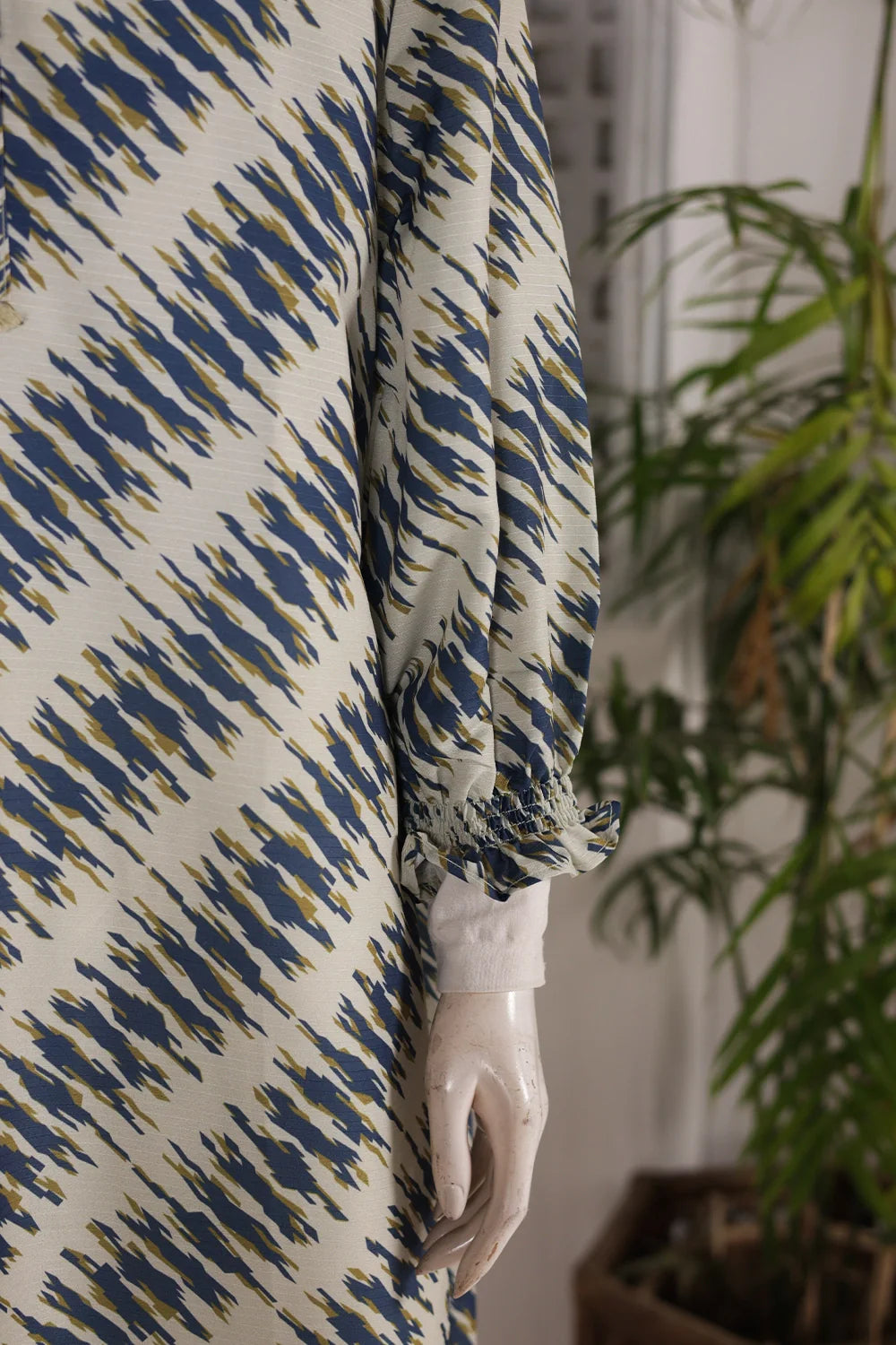 PRINTED SLUB SHIRT