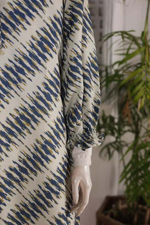 PRINTED SLUB SHIRT