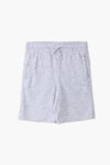 Boy Branded Short - Heather Grey