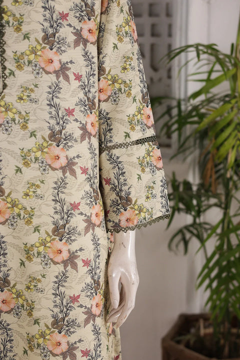 PRINTED SLUB SHIRT