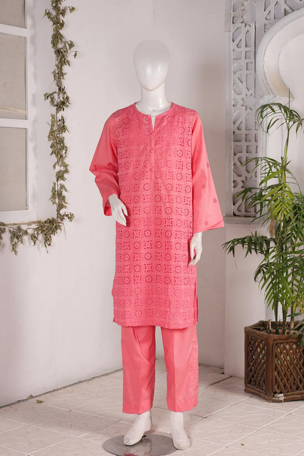 2 PIECE EMB LAWN SUIT