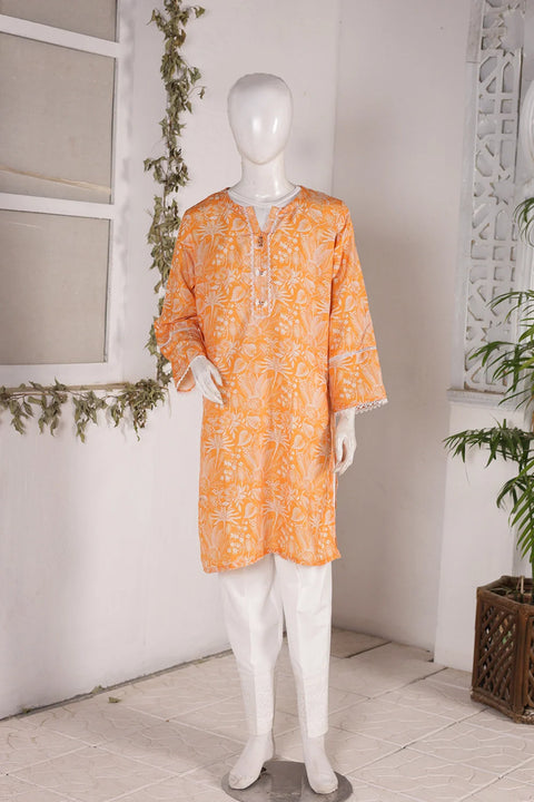 PRINTED SLUB SHIRT
