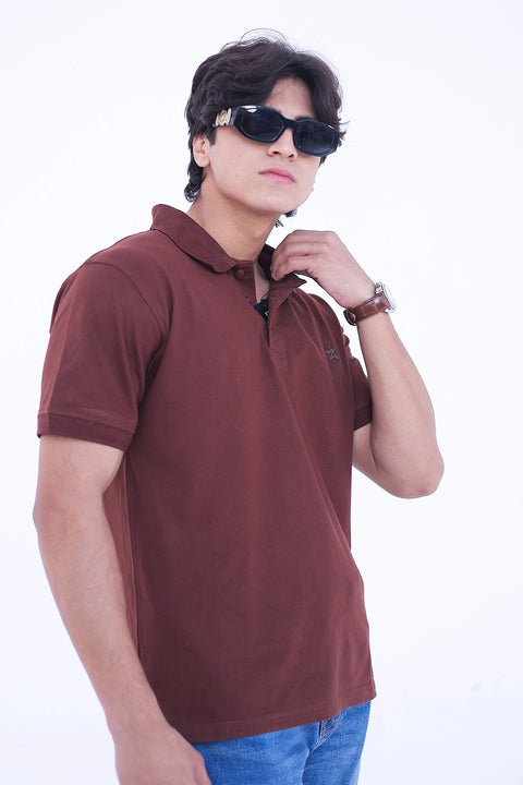 Jacquard Collar Polo