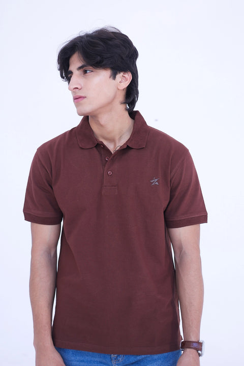Jacquard Collar Polo