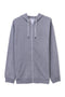 Men Branded Fleece Hoodie Zipper - Heather Gray