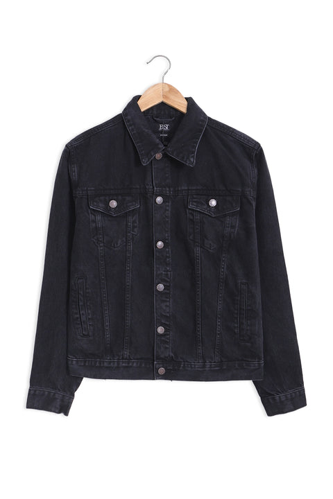Men Denim Jacket M408-2023 - Black