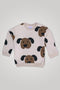 Boys Branded Graphic Fleece Sweatshirt - Cream