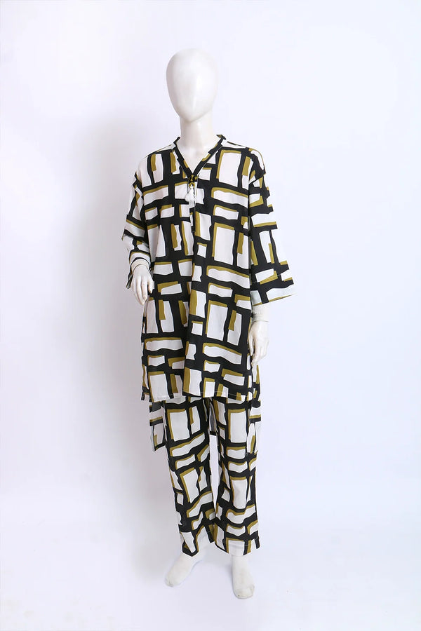 2 PIECE LAWN FUSION SUIT