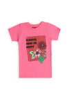 Girls Graphic T-Shirt GT24#06 - Pink