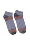 Men's Ankle Socks - Grey & Brown